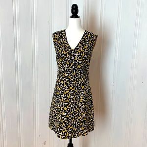 Sexy ANNE KLEIN leopard mini dress
